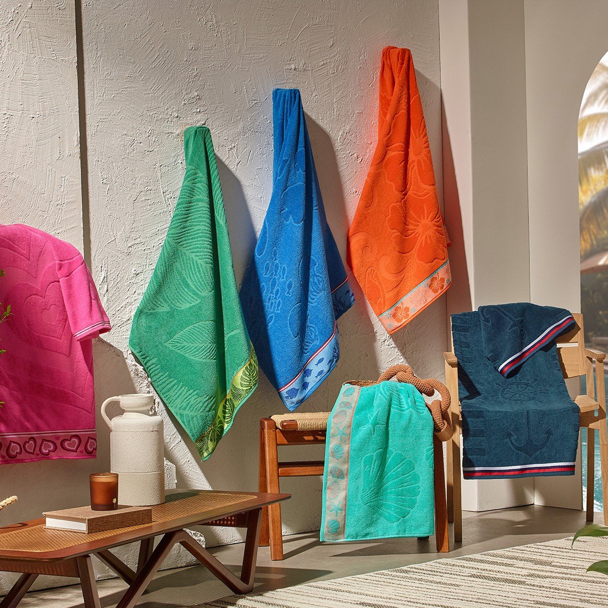 toalha beach algodao appel home estampadas