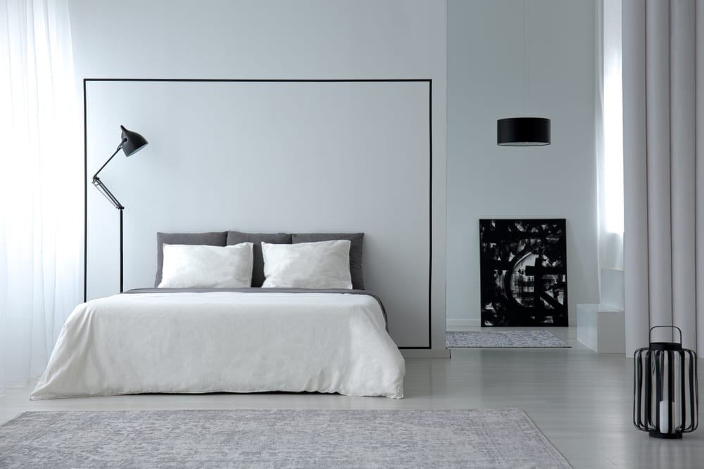 decoracao minimalista quarto loft
