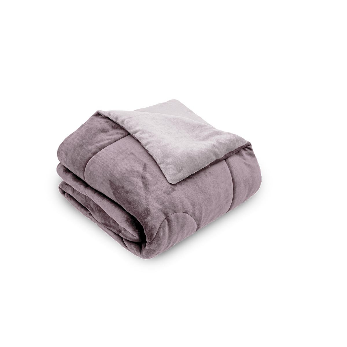 Edredom Solteiro Plush Flannel Confort Appel Home Orquidea