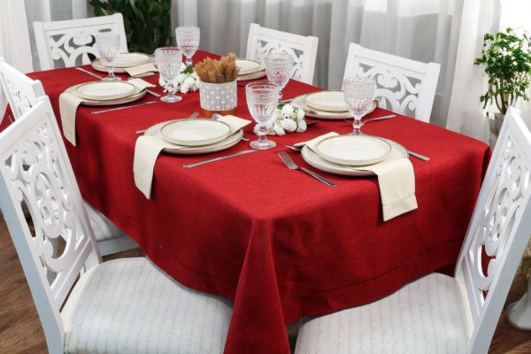 Toalha de Mesa Retangular 4 Lugares Glamour