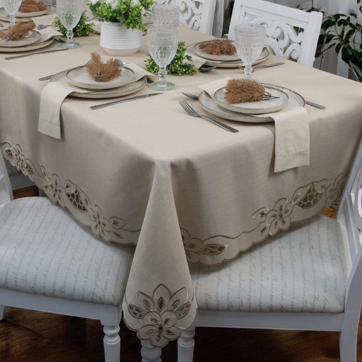 O que você vai receber - Toalha de Mesa Rechilie