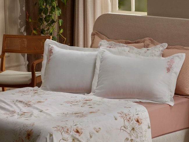 jogo de cama combinatto ambiente magnolia