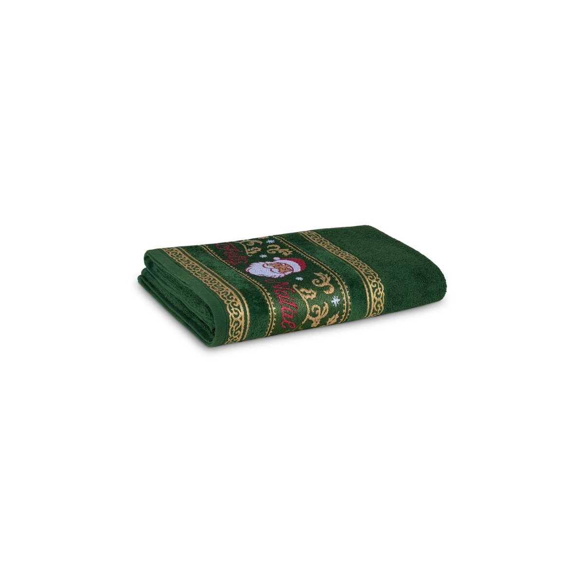 Barra tem&aacute;tica natalina em jacquard